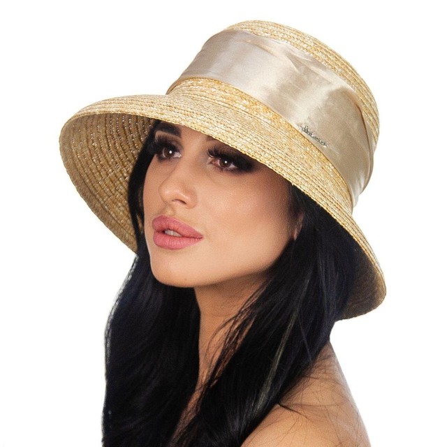 Солом'яний капелюшок золотистого відтінку D 079-43