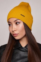 Стильная удлиненная шапочка Benny Flip Uni желтого цвета