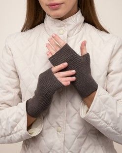 Митенки коттоновые М-43 графит
