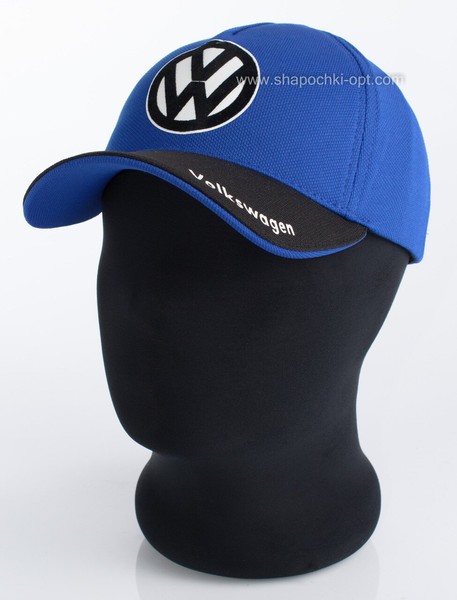 Чоловіча бейсболка з автомобільним логотипом Volkswagen електрик + чорний