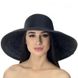 Жіночі капелюхи з полями чорного кольору D 100-01