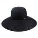 Жіночі капелюхи з полями чорного кольору D 100-01