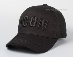 Бейсболка с вышивкой Icn черный