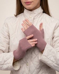 Митенки коттоновые М-43 цикламен