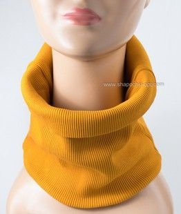 Хомут з ​​трикотажу дитячий (рубчик) Fashion Kids гірчиця