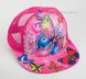 Стильна дитяча кепка snapback "Метелики 3D" рожева сітка.
