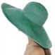 Женская шляпа с широкими полями темно-зеленая D 014-29