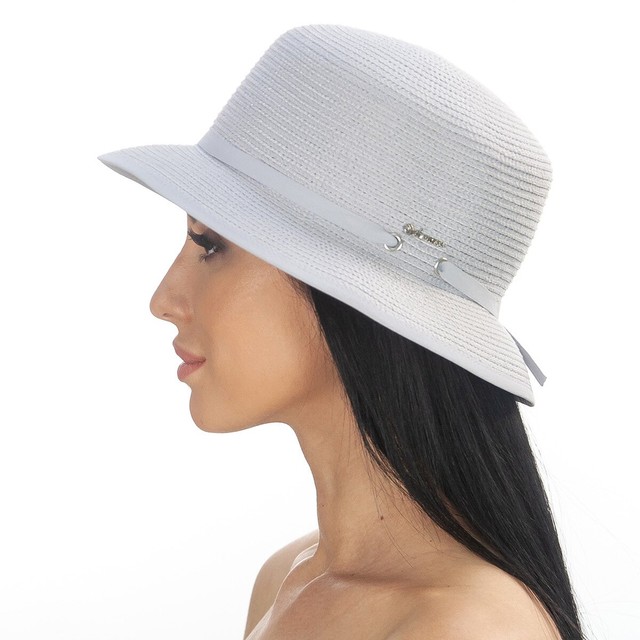 Маленький літній капелюшок сірого кольору D 173-06