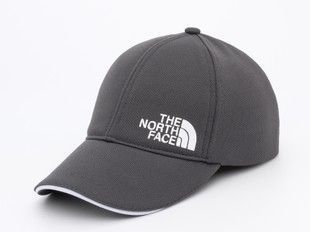 Сіра бейсболка з білим логотипом TNF, лакоста шестиклинка