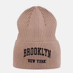 Шапка Brooklyn арт. 9253 бежева